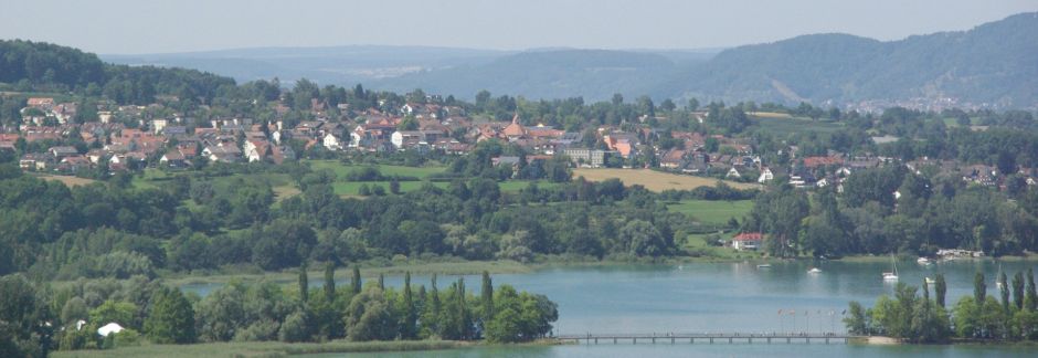 Litzelstetten vom See gesehen