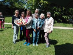 Prämierung der Freitagsköchinnen für den schönsten Tisch beim Bürgerbrunch, (c) Foto: Wolfgang Heinz, Konstanz